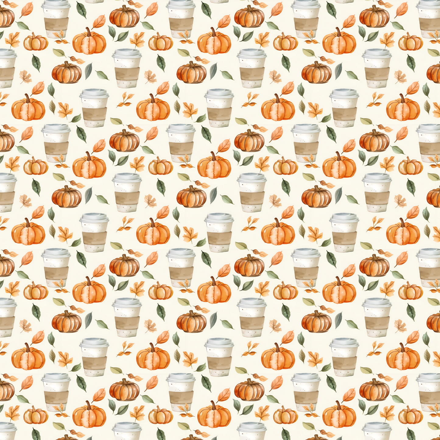 Pumpkin Spice Latte Scrapbook Papers - Cozy Fall Scrapbooking - Thanksgiving Ephemera Kit