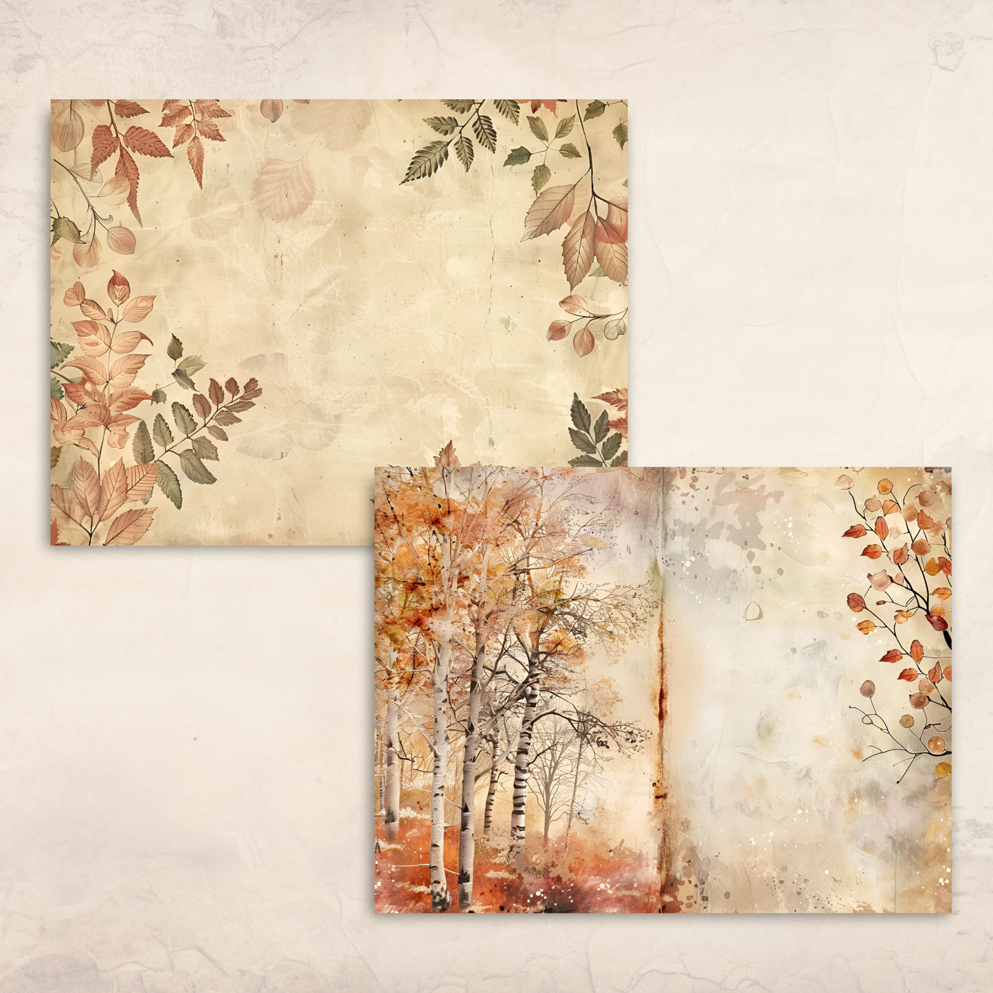 Pumpkin Spice Junk Journal Kit – Printable Fall Ephemera & Cozy Autumn Pages