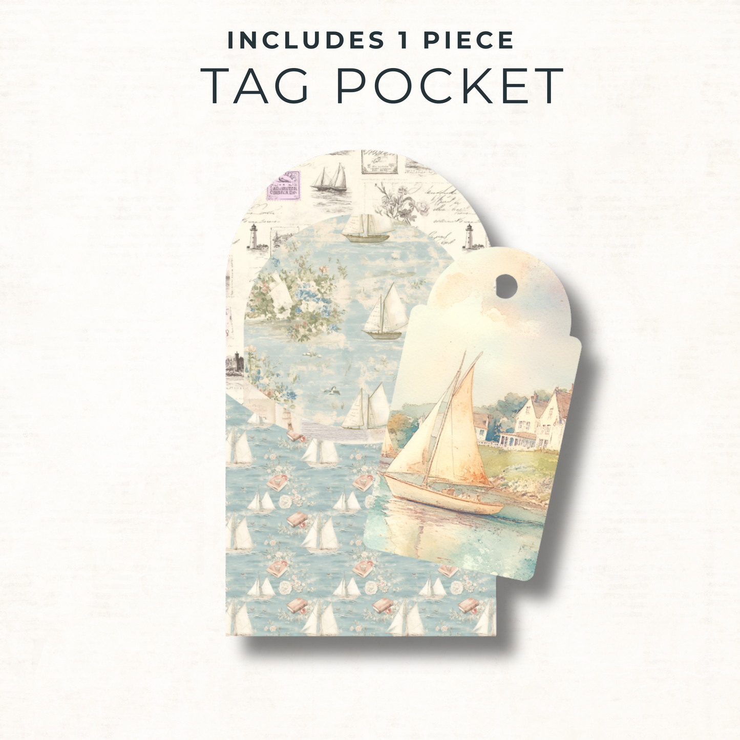 Vintage Seaside Ephemera Pack – Printable Coastal Junk Journal Kit