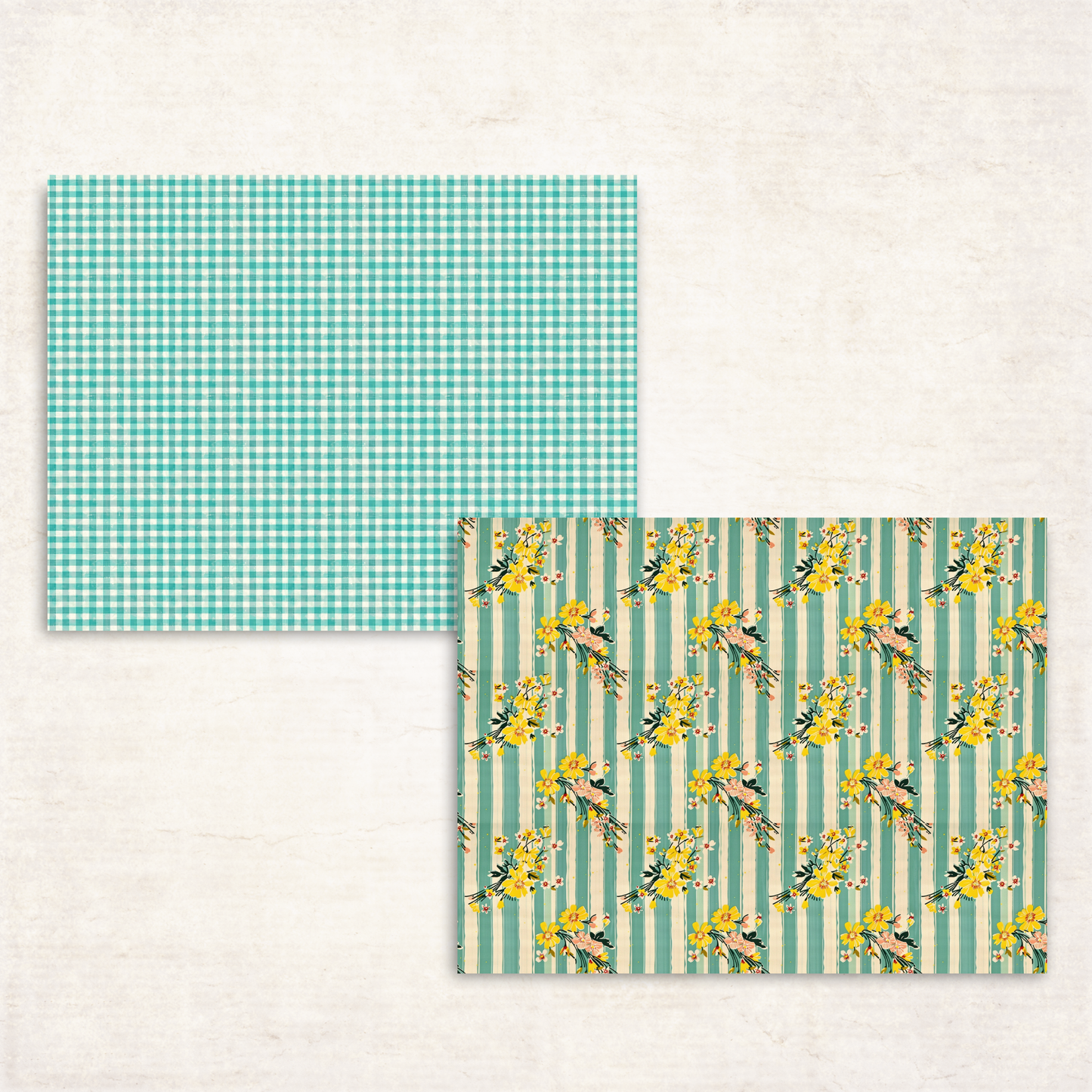 Vintage 1950s Sewing Patterns Scrapbook Paper