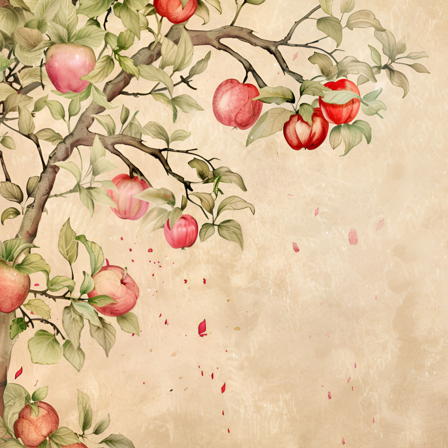 Retro Apple Harvest Junk Journal Kit – Fall Collage Sheets with Gingham, Sunflowers & Printable Ephemera