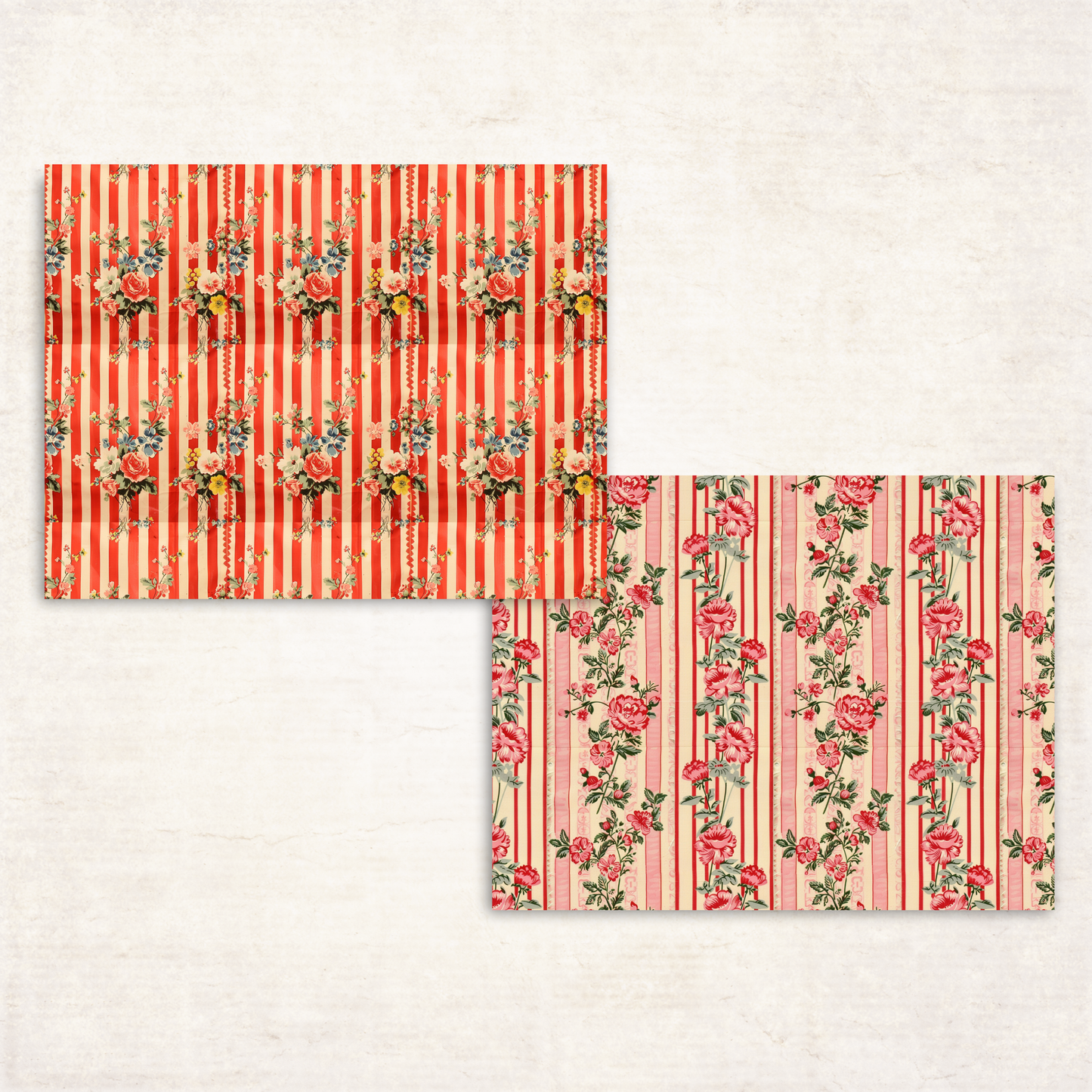 Vintage 1950s Sewing Patterns Scrapbook Paper