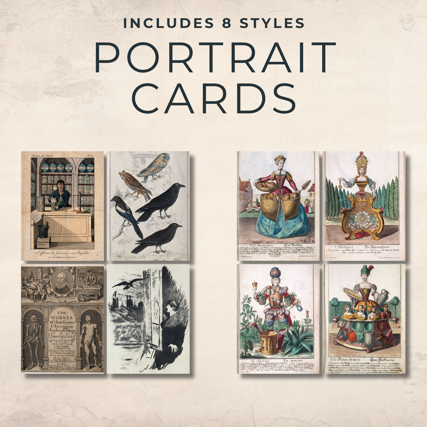 Cabinet of Curiosities Junk Journal Kit – Printable Oddities Ephemera & Spooky Victorian Papers