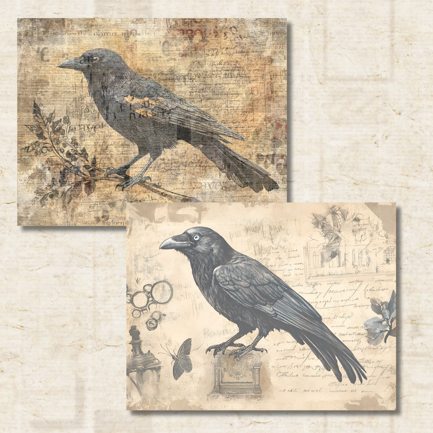 Cabinet of Curiosities Journal Pages – Printable Victorian Collage Papers for Junk Journals & Oddities Art