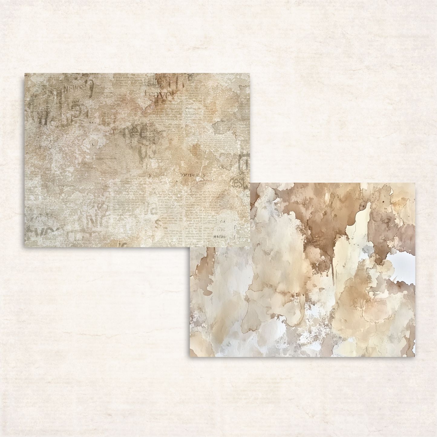 Coffee-Stained Journal Kit – Printable Vintage Aged Papers & Ephemera for Junk Journals