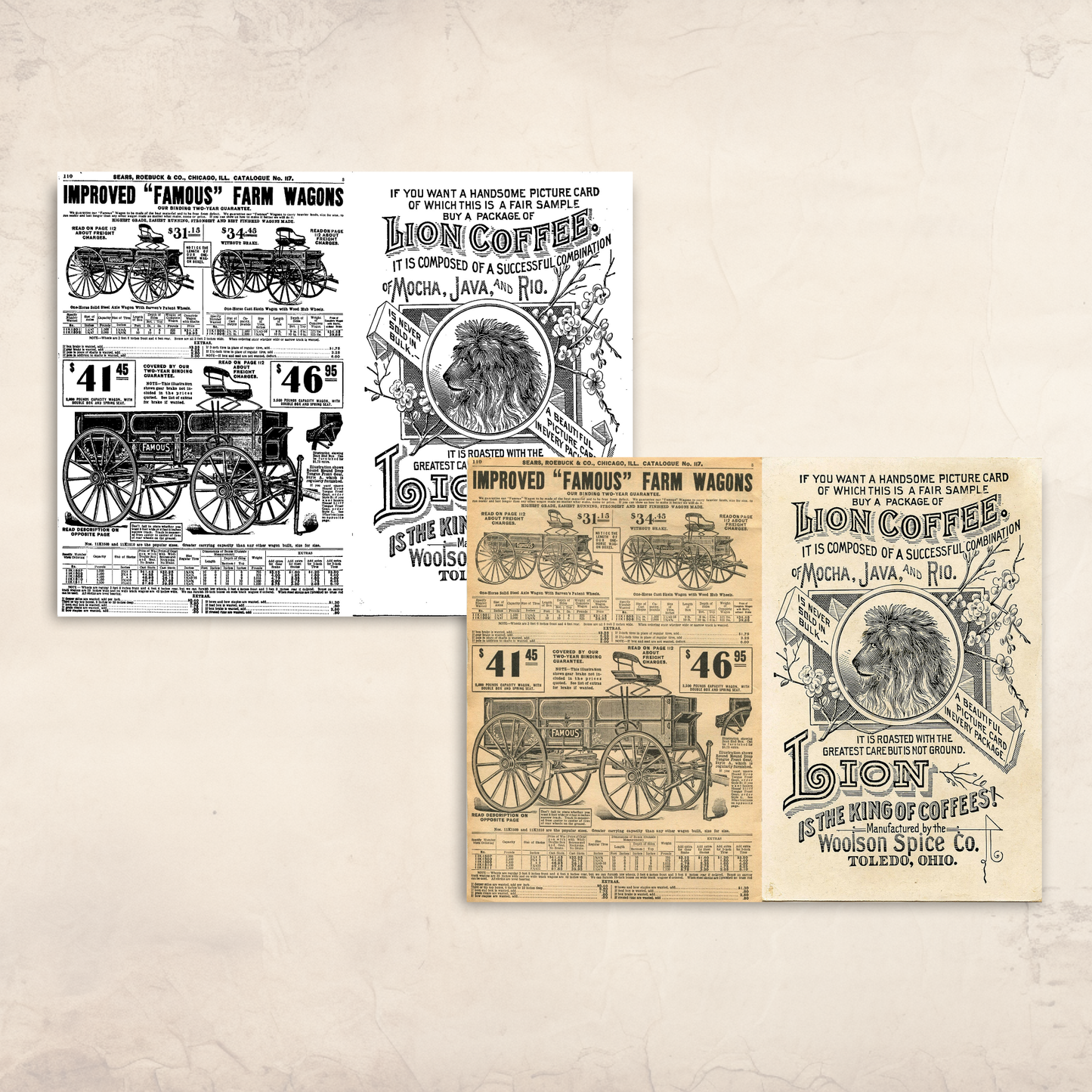 Vintage Advertisements Ephemera – Printable Antique Ads for Junk Journals & Collage