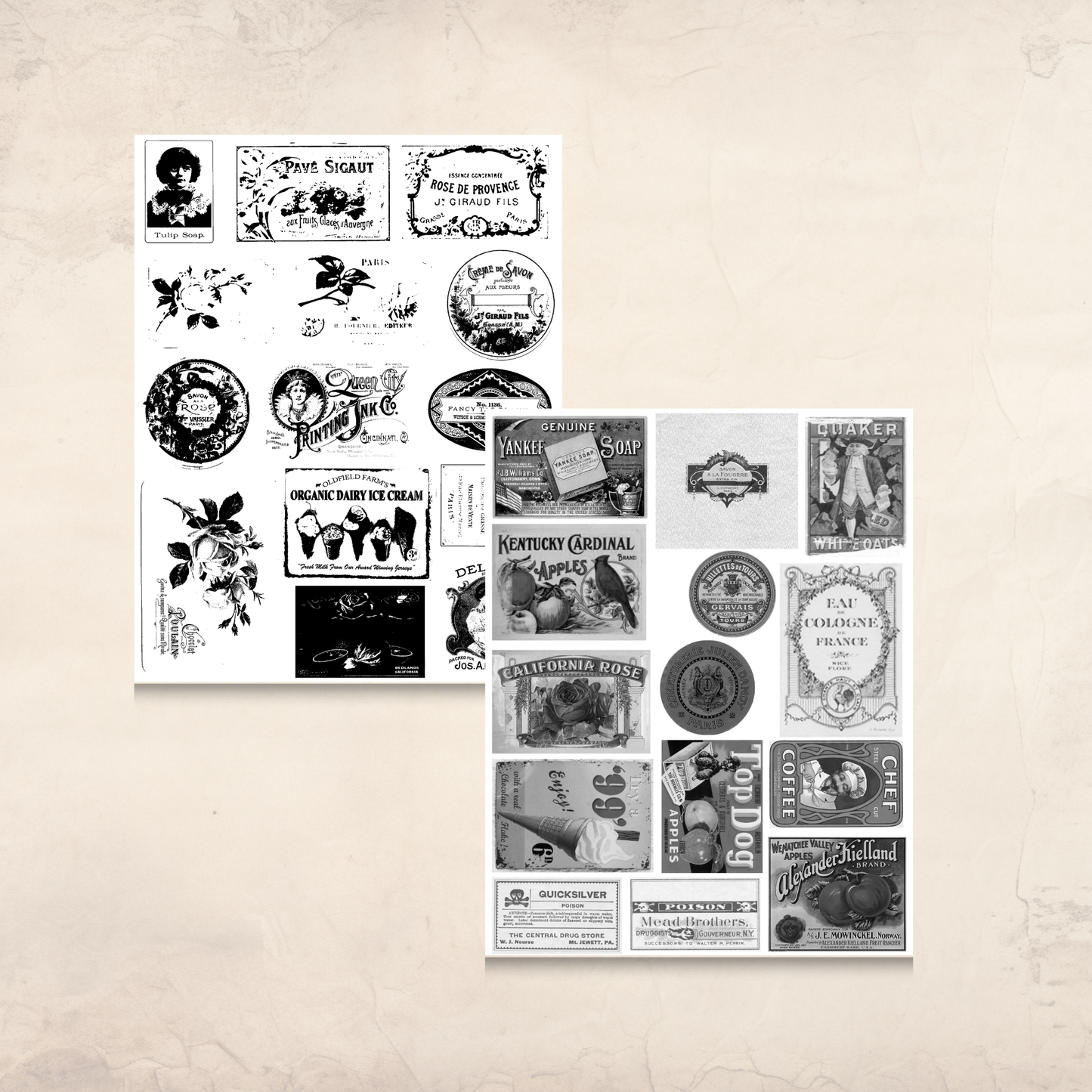 Vintage Advertisements Ephemera – Printable Antique Ads for Junk Journals & Collage