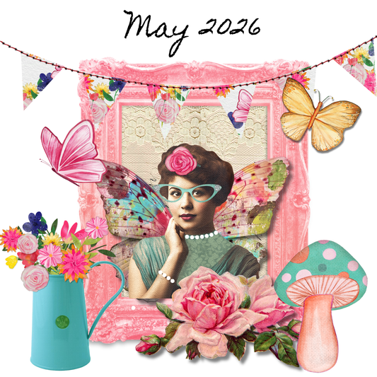 Flower Shop: May 2026 Craft + Collage Club