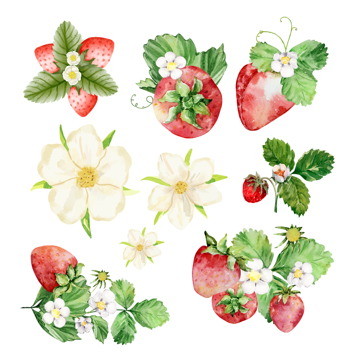 Strawberry Fields Collage Book – 100+ Vintage Strawberry Elements for Journals & Crafts