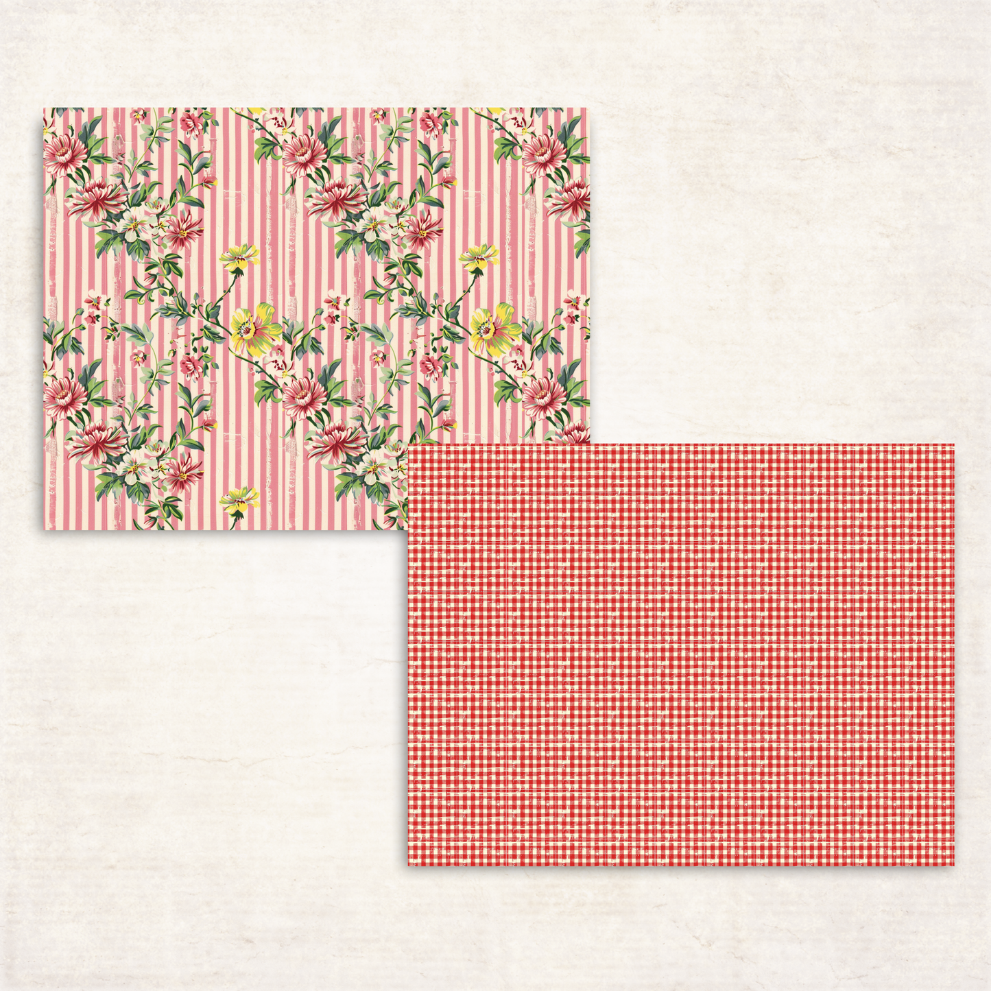 Vintage 1950s Sewing Patterns Scrapbook Paper