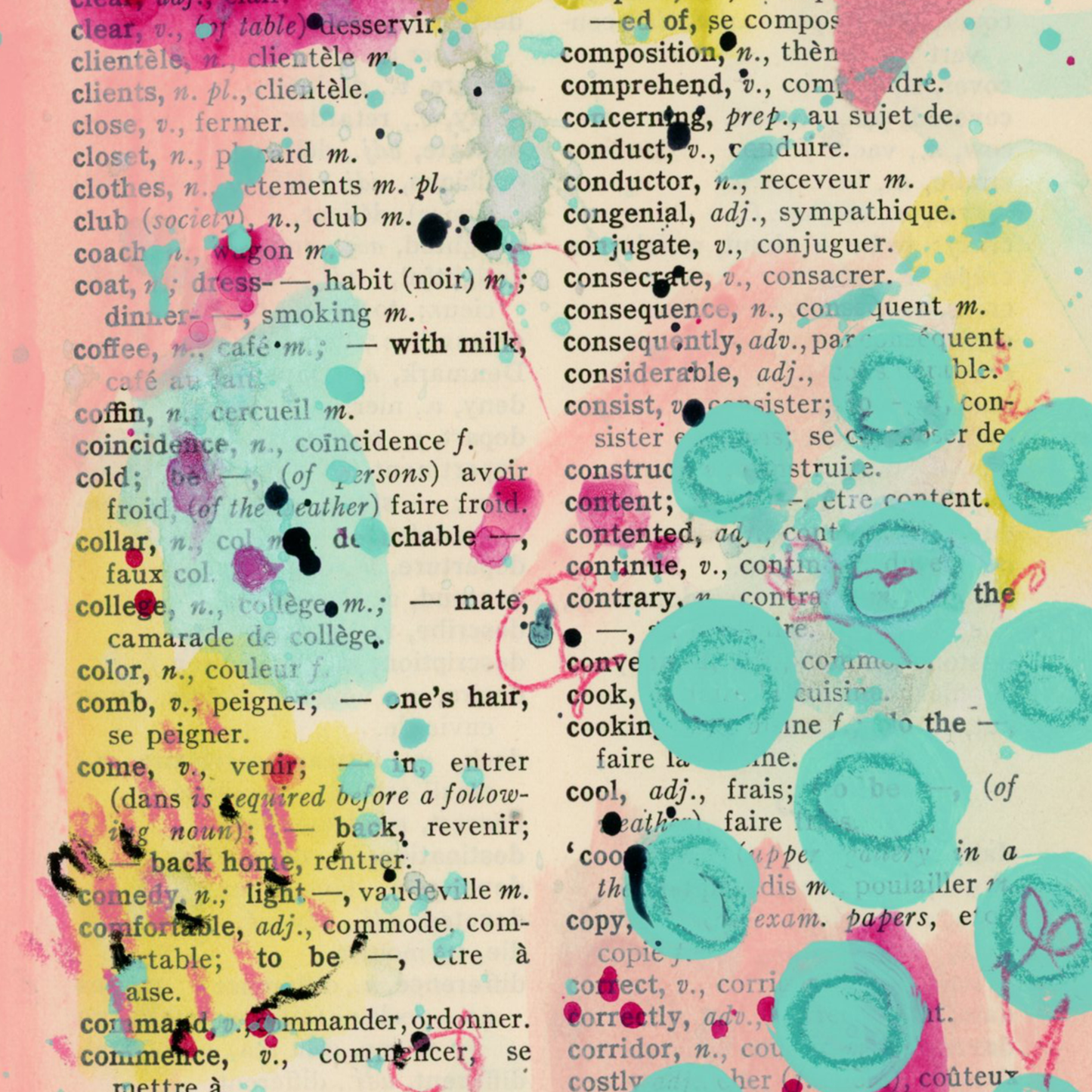 Flower Shop Collage Elements Book – Floral Ephemera for Paper Crafts