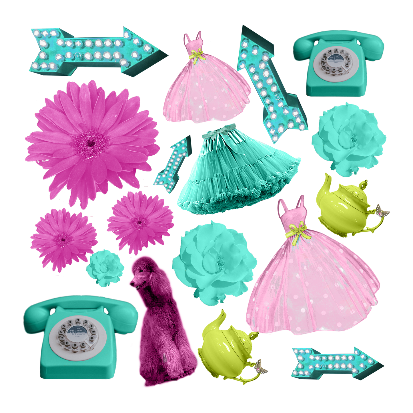 Retro Vibes Vol. 1 Collage Book – Retro Ephemera, Funky Women & Patterned Craft Papers