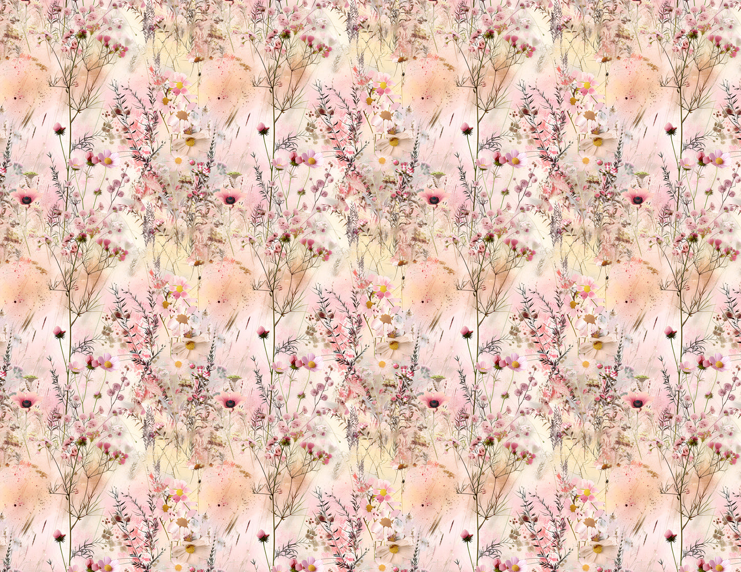 Spring Wildflower Digital Scrapbooking Paper